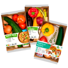 Verspakket kip cashew, tortilla pizza kids, romige pasta zalm of gebakken gnocchi